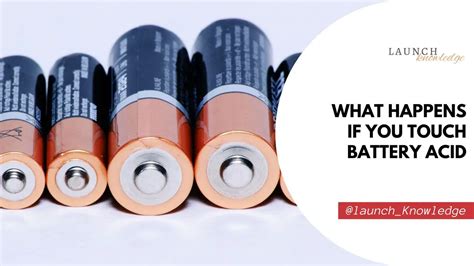 what to do if you touch battery acid|Essential Steps If You Touch Battery Acid: Expert Advice